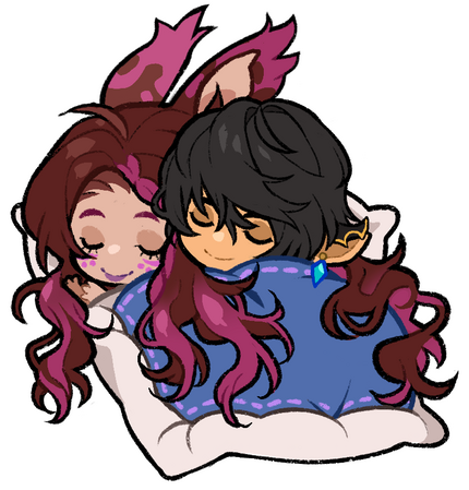 Agatha & Aymeric Mimirs, art by Miqoting